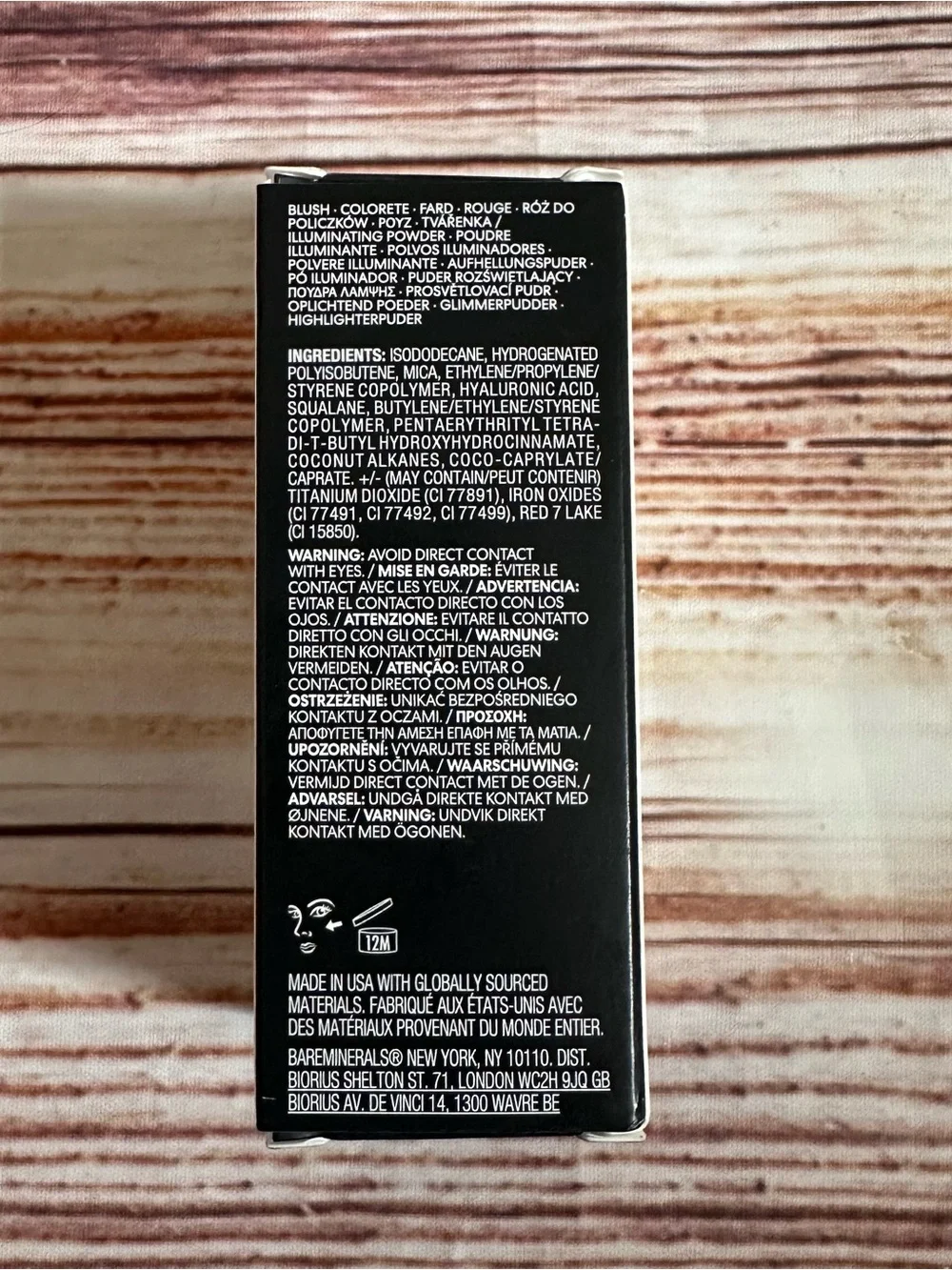 Bare Minerals Opal Glow Complexion Rescue Highlighting Illuminator Blush 15ml